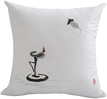 Admires the burqa bedside sofa pillow Cushion cover cotton pillowcases minimalist art prints-B 45x45cm(18x18inch)VersionA