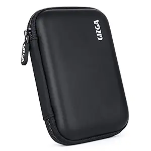 Gizga Essentials 6.35 cm (2.5-inch) Hardshell Hard Drive Disk Case (Black)