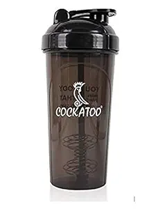 Cockatoo CS-01 Shaker Bottle (Black, 700 Milliliters)