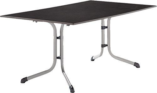 Preisvergleich Produktbild Sieger Gartentisch / Klapptisch 165x95cm eisengrau