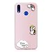 Produktbild Everainy Kompatibel für Samsung Galaxy A9 2018 Hülle Silikon Bumper Gummi Cover Hüllen für Galaxy A9 2018 Handyhülle Stoßfest TPU Stoßstange Candy Farbe Schutzhülle (Rosa/Einhorn)