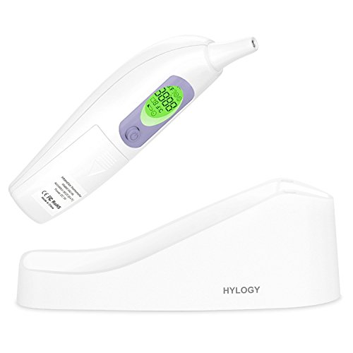 Preisvergleich Produktbild Hylogy Ohrthermometer Infrarot Fieberthermometer Dual-Modus-Digital-Thermometer für Baby und Erwachsene