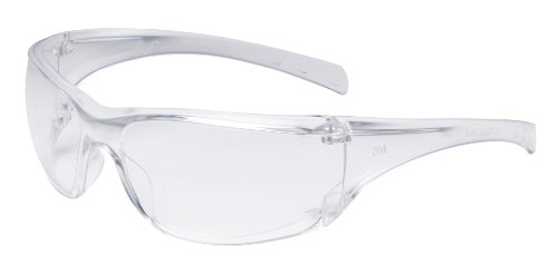 3M VAPCC Virtua AP Schutzbrille für leichte Reparaturarbeiten, gegen Splitter, Antikratzbeschichtung, 99.9% UV-Schutz, klare Polycarbonatscheiben
