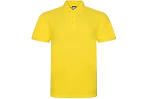 SUPER LEMON Mens Classic Polo Shirt Short Sleeve Plain Tee Top Casual Work Sports Tough Gardening Building WorkwearChristmas Birthday Gift Builder, Electrician