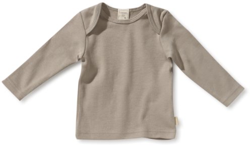 LANA natural wear Unisex Baby Crew Neck Long Sleeve Sweatshirt, Beige (Savanne ), 0-3 Months (Manufacturer size: 50/56)