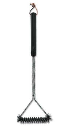 Weber 6493 3-seitige Grillbürste mit Edelstahlborsten, 53 cm - 2