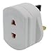 Produktbild Aee coal UK-Adapterstecker UK-Adapterstecker für Rasierapparate, 2-polig auf 3-polig Adapterbuchse für Rasierapparat, weiß