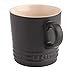 Produktbild Le Creuset Steinzeug Cappuccino Becher, schwarz, 200 ml