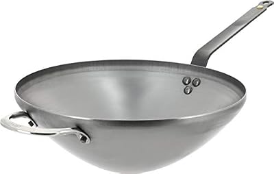 DE BUYER -5618.40 -wok mineral b anse face a la queue ø40cm