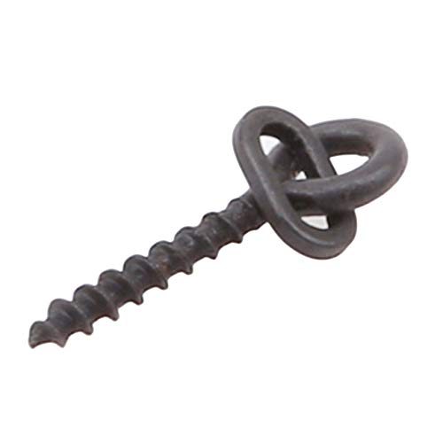 Bigsweety 50pcs Noir Pêche Carpe Bouillies Appât Vis Émerillons Carpe Fish Terminal Rig Tackle