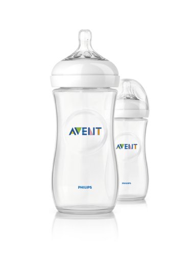 Preisvergleich Produktbild Avent 2 Bottles of 330ml Natural 3M