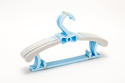 Tosnail Kinder Kleiderbügel 15 Stück, blau - 3