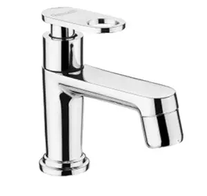 Ranger Neno Pillar Cock - Water Tap for Bathroom/Kitchen (Chrome Finish) by N J Tiles