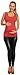 Happy Mama. Women's Maternity Nursing Top Stretch Sleeveless Tunic 10-18. 371p (Coral, 14)