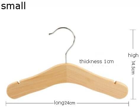 Children's Clothes Hangers Lotus Wood Hangers Children's Clothing Store Showcasing (5 Pack) ( Size : 24*1*14.5cm )