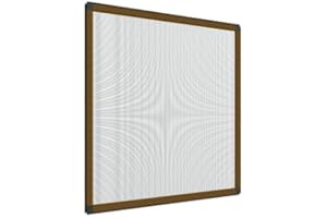 PLASTIK2 Profilo portarete per zanzariere a schermo fisso o magnetico, 198 cm,profilo per zanzariere fai da te,colore