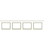 Moulure De Protection Murale Hungbak - 610 Cm X 2.5 Cm, Adhésive, TPE, Pour Rails De Chaise