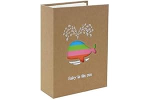 AROYEL Album photo pour enfants, 15,2 cm, interstitiel dans un étui - Album de dessin animé - 100 pochettes (5#)