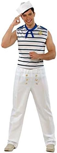 Fyasa 706292-T04 Sexy Sailor Fancy Dress Costume for 12 Years Above, Multi-Color, Large