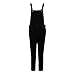 Produktbild Jumpsuit Damen Dasongff Damen Schwarz Overall Playsuit Lange Hosen Casual Hosenträger Jumpsuit Jeans Spielanzug Hosenanzug Taschen Enge Hosen (S, Schwarz)