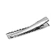 Hrph 32mm/35mm/40mm/45mm/55mm/65mm/75mm/95mm Single Prong Metal Alligator Hair Clips Hairpins Korker Bow 50pcs in 1 Set
