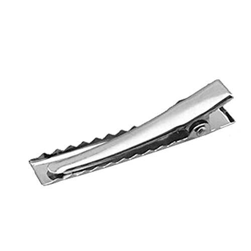 Hrph 32mm/35mm/40mm/45mm/55mm/65mm/75mm/95mm Single Prong Metal Alligator Hair Clips Hairpins Korker Bow 50pcs in 1 Set