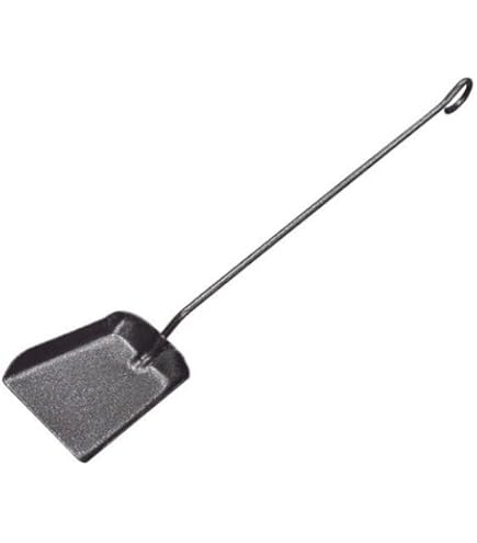Pala Per Camino In Acciaio Inox Con Manico In Legno | Pala Cenere E Carbone | Compatta E Resistente - Foto 6