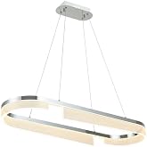 Lucea Dorada Ledli Krom Masa &Uuml;st&uuml; Avize 60w 3000k | Enerji tasarruflu modern &uuml;r&uuml;n