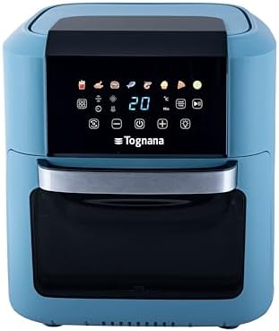 Tognana Iridea, Friggitrice e Forno ad Aria 11 L, Plastica-Acciaio Inox, Carta da zucchero