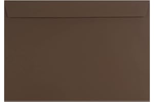 Netuno 10 buste lettera colorate marrone scuro C4 22,9 x 32,4 cm 120g Design buste carta grandi eleganti per fogli A4 documenti importanti inviti partezipazioni certificati contratti