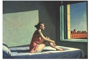 Spiffing Prints Edward Hopper - Sol de la mañana - Pequeño - Mate - Sin marco