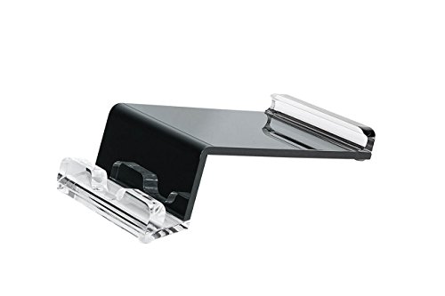 Wedo 601701 Universal Tablet Ständer (mit Haftung) glasklar / schwarz