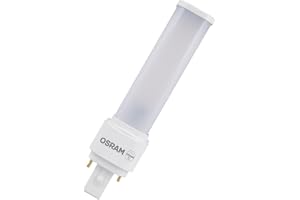 OSRAM DULUX D 18 LED-lampa för G24D-2 sockel, 7 watt, 640 lumen, varmvitt (3000K), roterbar, ersättning för konventionell 18W