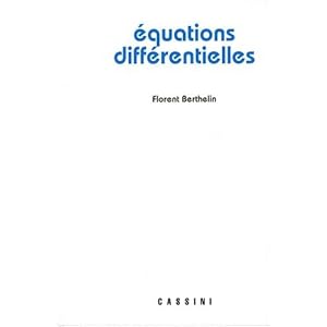 Equations différentielles Livre en Ligne Equations différentielles Livre en Ligne - Telecharger Ebook