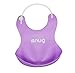 Snug Baby Bib 3 colour Multipack - Waterproof Silicone - FDA Approved (Girls)
