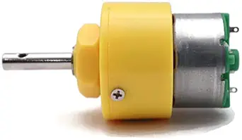 Electronic spices 12V 200 RPM Geared DC Motor & Original Metal Gears (YELLOW)