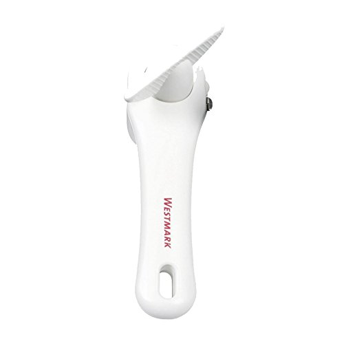 Westmark Sicherheitdosenöffner, Länge: 18 cm, Kunststoff/Edelstahl, Klu, Weiß, 10332260