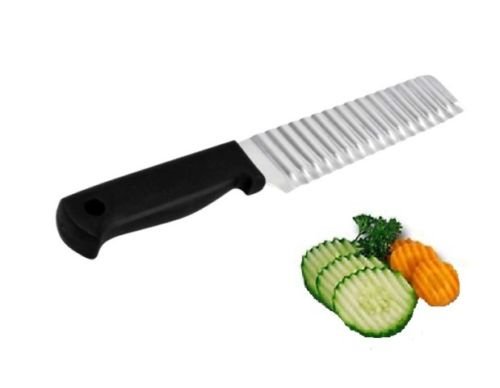 Garniermesser Dekoriermesser Wellenschneider Wellenschnitt Messer zum Schneiden und Dekorieren von Gemüse und Früchten in Wellenform