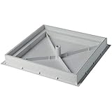 EINSIDE Chiusino Pesante Chiusino Zincato EINSIDE 40x40 Cm - Botola A Scomparsa Per Pavimenti, Altezza 5 Cm Sigillo Porta Pavimento