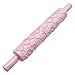 Produktbild Junjie 2019 Weihnachten Portable Embossed Rolling Pin Heart Pattern Fondant Pastry Kuchen Dekorieren Werkzeug Küche, Restaurants und Bar Rolling Pin Länge 37 cm