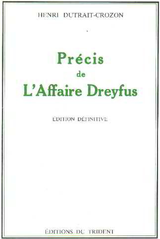 Précis de l'affaire Dreyfus : avec un répertoire analytique