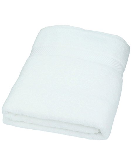 Betz Badetuch XXL Größe 100x200 cm 100% Baumwolle Saunatuch Handtuch Palermo Farbe Weiß