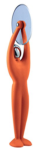 Bugatti 32 – 7088 Hals Gym Pizzaschneider, ABS/Stahl, 6,5 x 3 x 18 cm, orange