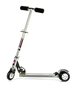 NIYAMAT Skate Scooter for Kids with 3 Wheels and 3 Position Adjustable Height (Blue)