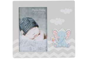 Vasara Portafoto in legno a forma di elefante – Bomboniere di Battesimo, regali per nascita e compleanno originali Battesimo
