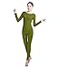 Produktbild NiSeng Erwachsener und Kind Zentai Ganzkörperanzug Kostüm Ganzkörperanzug Fasching Bodysuit Kostüm OlivGrün S