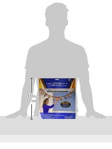 Amscan 121467 3,2 m x 30 cm WWE hinzufügen eine Alter Brief Banner - 3