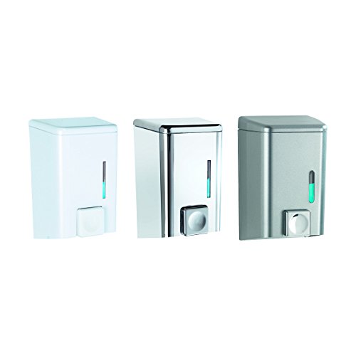 Wenko 21808100 Seifenspender Cremona Platin, Fassungsvermögen 0,5 L, Kunststoff, 10 x 16 x 8,5 cm - 5
