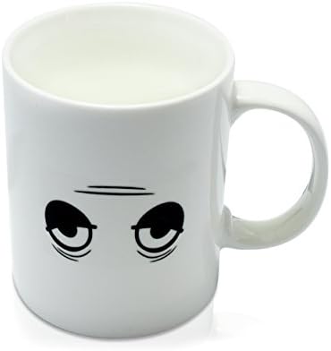 Ceramic Cup with Animated Thermo Effect - "Wake Up" Design 0.3l - Motive coffee Cup to Give Away - Grinscard