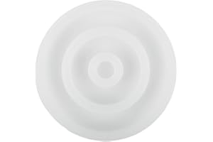 HSRVIVI Kreis Silikonform Kerzenhalter, Beton Lippenstifthalter Kerzenhalter Form, 3D Kerze Silikonform, Gipsharz Gießform, Gießform DIY Kerzenhalter Epoxidharzform